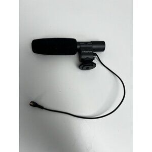 Polaroid Professional Grade Digital SLR and Camcorder Microphone, Black